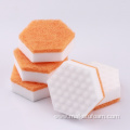 Magic Sponge With Scouring Pad Kitchen Cleaning